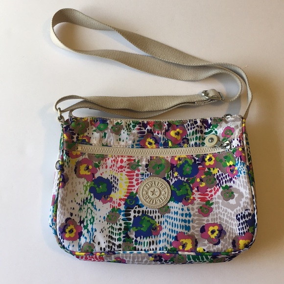 kipling floral bag